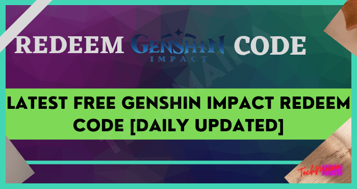 Latest Free Genshin Impact Redeem Code