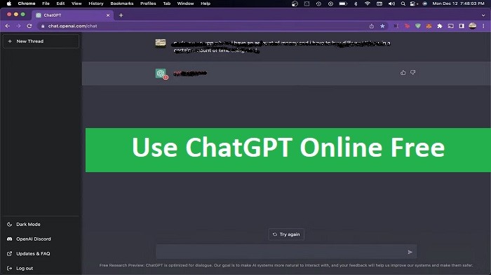Use ChatGPT Online Free