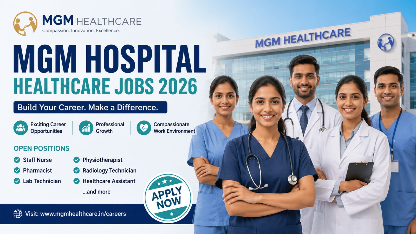 MGM Hospital Healthcare Jobs 2026: Comprehensive Guide to Hospital Careers
